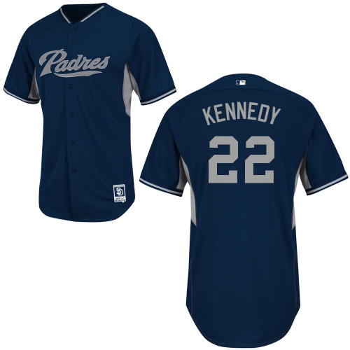 Ian Kennedy #22 mlb Jersey-San Diego Padres Women's Authentic 2014 Road Cool Base BP Baseball Jersey